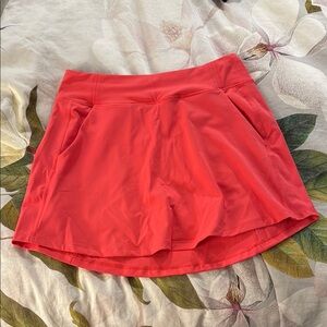 Lole Pink Mini Skirt Flared Design Moisture-Wicking